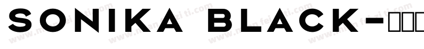 Sonika Black字体转换